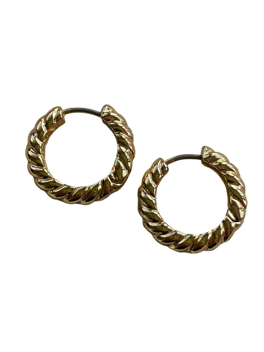 Gold Huggie Hoop Earrings