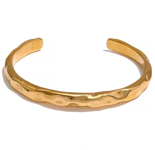 Textured Gold CUFF IT Bracelet
