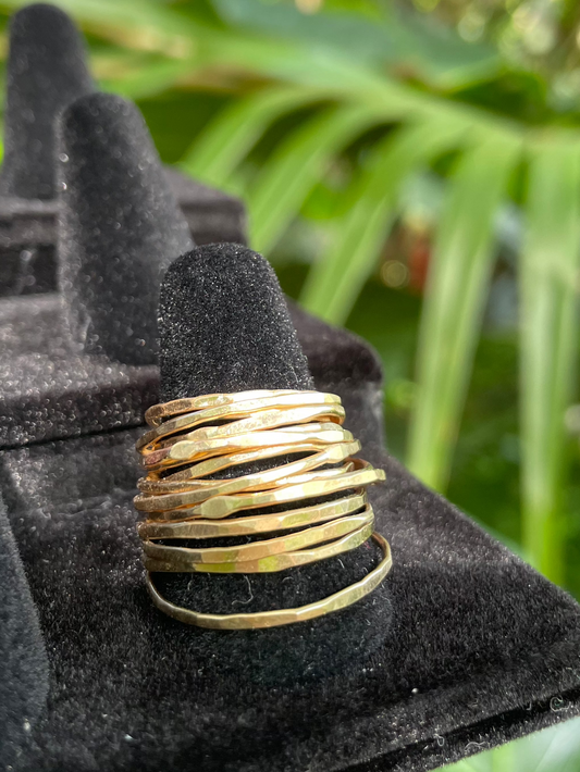14K Gold-Filled Textured Ring