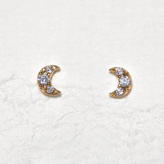 Dainty Celestial Stud Earrings