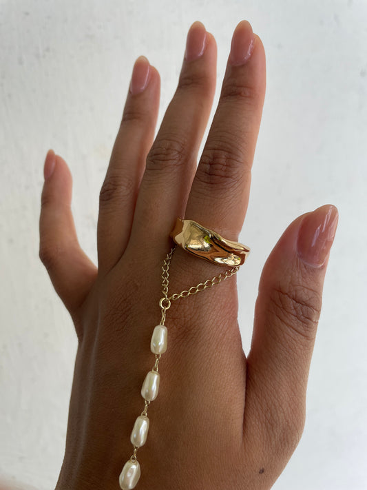 Gold Melt Ring