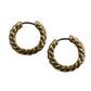 Gold Huggie Hoop Earrings