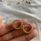 Gold Huggie Hoop Earrings