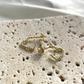 18k Gold Filled Heart Beaded Shaped Hoop