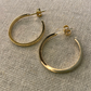 C-Hoop Gold Filled Earrings
