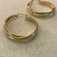 Gold Filled Double Hoop Earrings