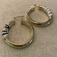 18k Gold Filled Safari Hoop Earrings