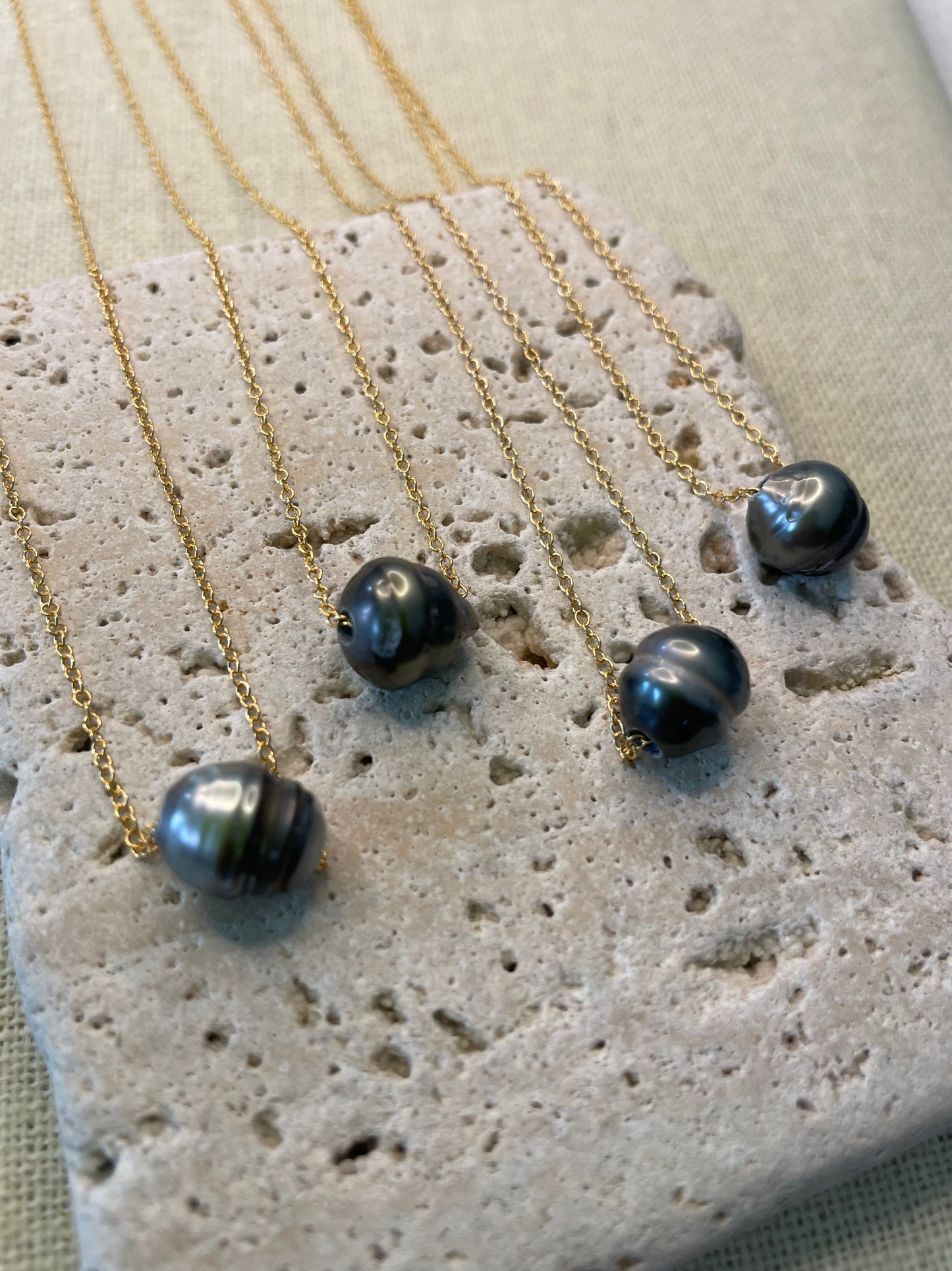 14k Gold Filled Tahitian Pearl Necklace