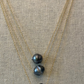 14k Gold Filled Tahitian Pearl Necklace