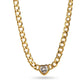 Chase Heart Cuban Necklace