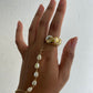 Dual Color Chunky Ring