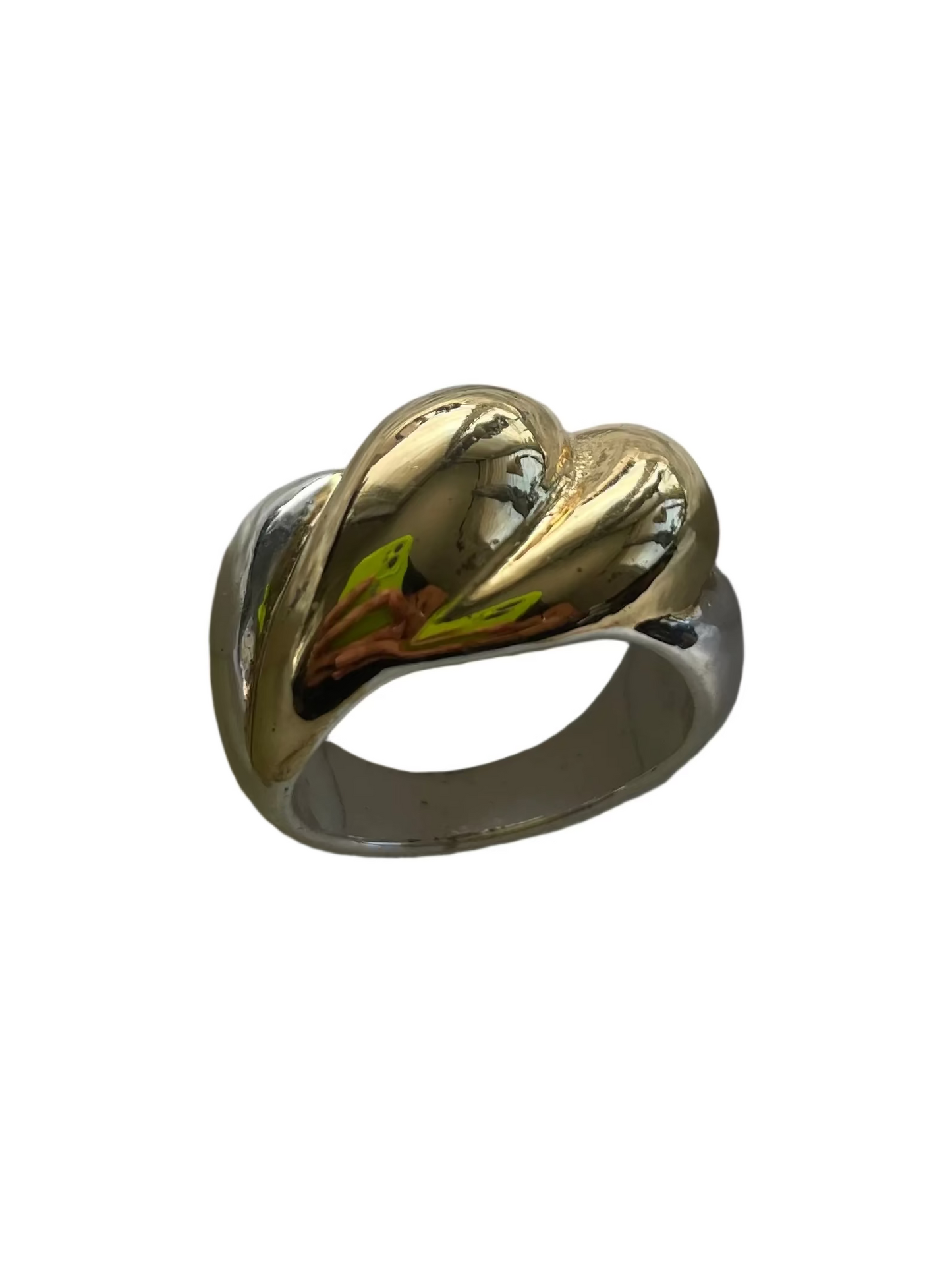 Dual Color Chunky Ring