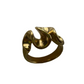 Wavy Gold Textured Ring